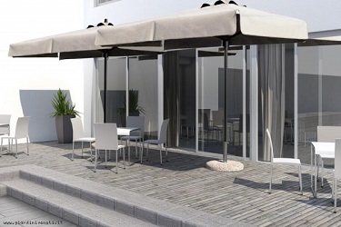 Solskydd parasol av PVC HIM42P 400x200