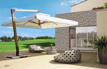 Solskydd parasol av akryl AL33A 300x300