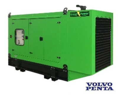 STAGE 5 (V) Volvo Elverk 350 kVA 280 kW ljudisolerad/täckt manuell startpanel